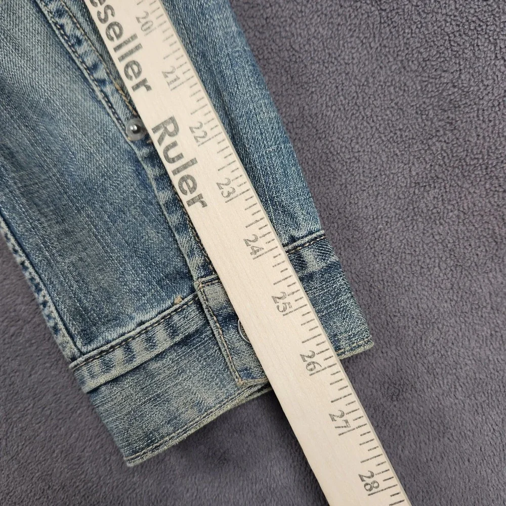 Levis Regular Fit Trucker Jacket Mens XL Blue Medium Wash 100% Cotton - Picture 12 of 13